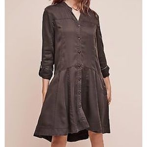Anthropologie Holding Horses Shirt Dress Size 4